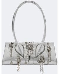 Christian Louboutin - Venus Small Embellished Leather Shoulder Bag - Lyst