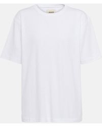 KHAITE - Mae Cotton Jersey T-Shirt - Lyst
