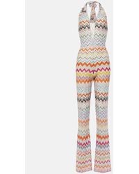 Missoni - Mono largo con cuello halter - Lyst