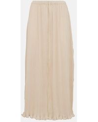 TOTEME - Plisse High-Rise Maxi Skirt - Lyst