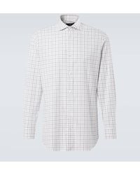 dunhill - Checked Cotton Shirt - Lyst
