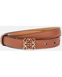 Loewe - Guertel Anagram Aus Leder - Lyst