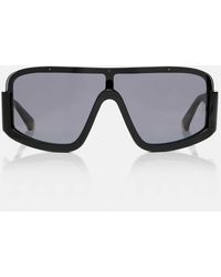 Stella McCartney - Occhiali Da Sole Flat-Top Con Logo - Lyst