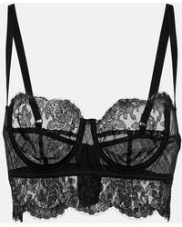 Dolce & Gabbana - Lace Bra Top - Lyst