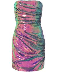 Alex Perry Exklusiv bei Mytheresa – Minikleid Granger mit Pailletten - Lila