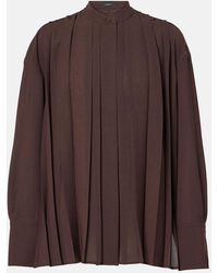 JOSEPH - Malte Plisse Blouse - Lyst