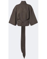 Jacquemus - Havana Tie-Detail Wool Top - Lyst