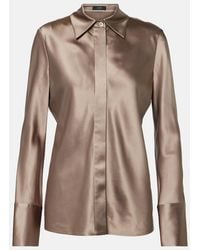 JOSEPH - Brunel Silk Satin Blouse - Lyst