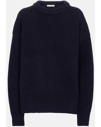 The Row - Pullover Ophelia in lana e cashmere - Lyst