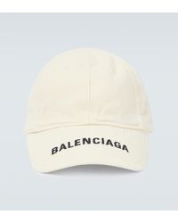 Balenciaga - Cappello da baseball in cotone - Lyst