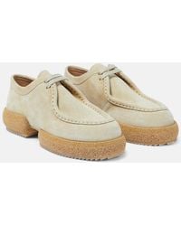 Dries Van Noten - Lace-Up Suede Loafers - Lyst