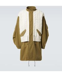 Junya Watanabe - Jacke Aran Aus Baumwolle Mit Wolle - Lyst