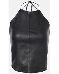 Stouls - Top Rosie En Cuir - Lyst