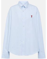 Ami Paris - Camisa de algodon oversized - Lyst