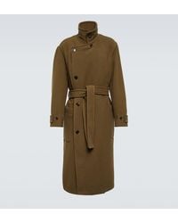 Lemaire - Mantel Aus Wolle - Lyst