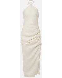 Jonathan Simkhai - Hansel Halterneck Linen Maxi Dress - Lyst