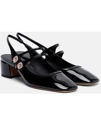 Ferragamo - Milly Patent Leather Slingback Pumps - Lyst