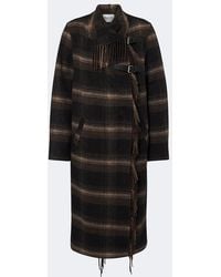 Isabel Marant - Gihan Plaid Wool-Blend Coat - Lyst