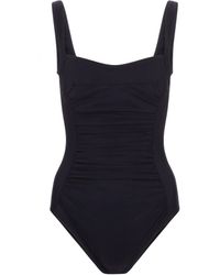 Karla Colletto Basics Ruched Swimsuit - Black