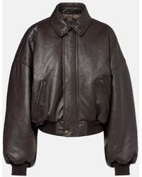 Balenciaga - Round Taxi Leather Jacket - Lyst
