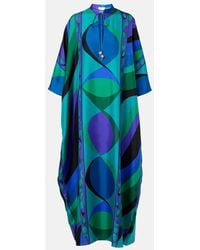 PUCCI - Iride Silk Kaftan - Lyst