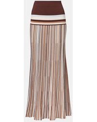 Faithfull the Brand - Citara Striped Cotton-Blend Maxi Skirt - Lyst