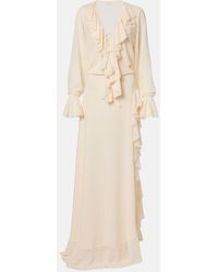 Bananhot - Bellen Ruffled Maxi Dress - Lyst
