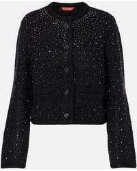 Altuzarra - Jacke Tina Aus Boucle Mit Kristallen - Lyst