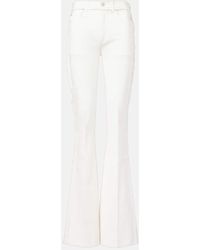 McQueen - High-Rise Bootcut Jeans - Lyst