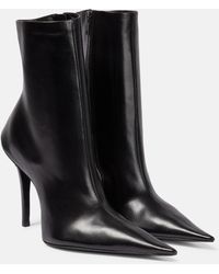 Balenciaga 'witch' Heeled Ankle Boots in Black | Lyst