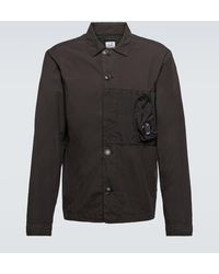 C.P. Company - Popeline Cotton Overshirt - Lyst