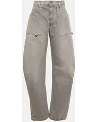 The Attico - Effie High-rise Barrel-leg Jeans - Lyst