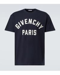 Givenchy - Camiseta Paris De Jersey De Algodon - Lyst