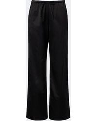 Dries Van Noten - Satin Wide-Leg Pants - Lyst
