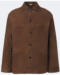 A.PRESSE - Leather Jacket - Lyst