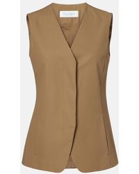 Max Mara - Cotton Twill Vest - Lyst