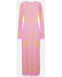 Cala De La Cruz - Tania Printed Maxi Dress - Lyst