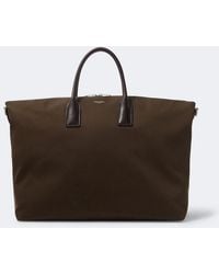 Saint Laurent - Leather-Trimmed Canvas Tote Bag - Lyst