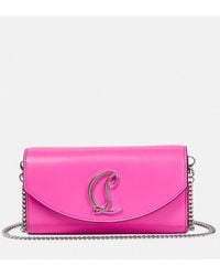 Christian Louboutin - Leather Wallet On Chain - Lyst