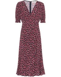 Diane von Furstenberg Midikleid Idris aus Crêpe - Pink