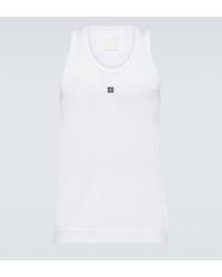 Givenchy - Cotton Jersey Tank Top - Lyst