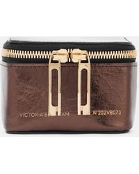Victoria Beckham - Micro Metallic Leather Vanity Bag - Lyst