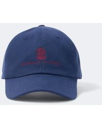 Brunello Cucinelli - Logo Cotton Canvas Baseball Cap - Lyst