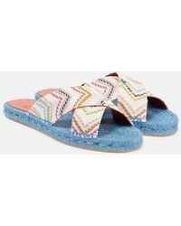 Missoni - Harlow Zig Zag Raschel Sandals - Lyst