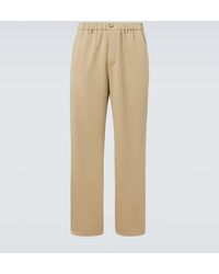 FRAME - Cotton Straight Pants - Lyst