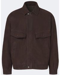 The Row - Vana Reversible Leather Blouson Jacket - Lyst