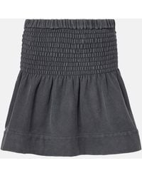 Isabel Marant - High-Rise-Minirock Pacifica Aus Baumwolle - Lyst