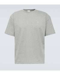 Saint Laurent - T-shirt Cassandre en coton melange - Lyst