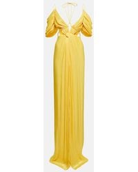 Costarellos - Thalia Gathered Off-shoulder Gown - Lyst