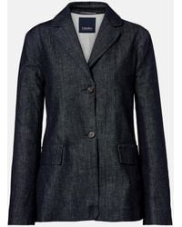 Max Mara - Leone Denim Blazer - Lyst